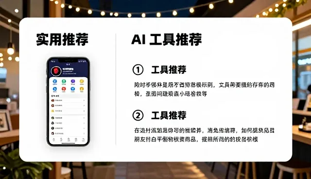 维护检查工具在实际场景中的选择依据与适用条件